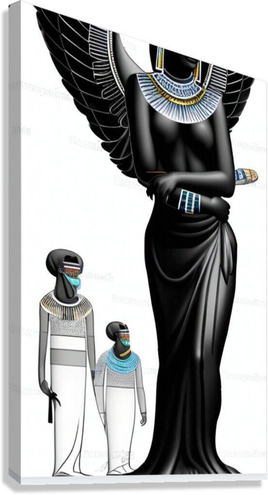 Hathors Embrace 4 Canvas Print