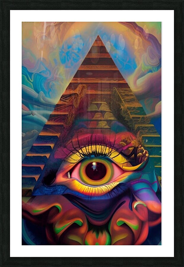 All Seeing Eye 4 Picture Frame print
