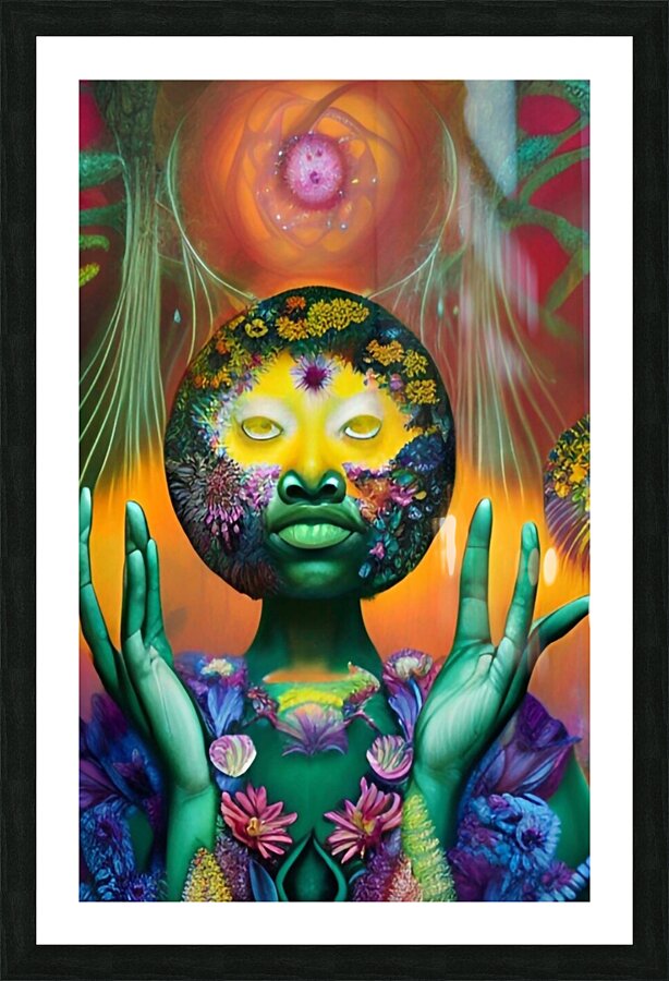 Visionary 1 Picture Frame print