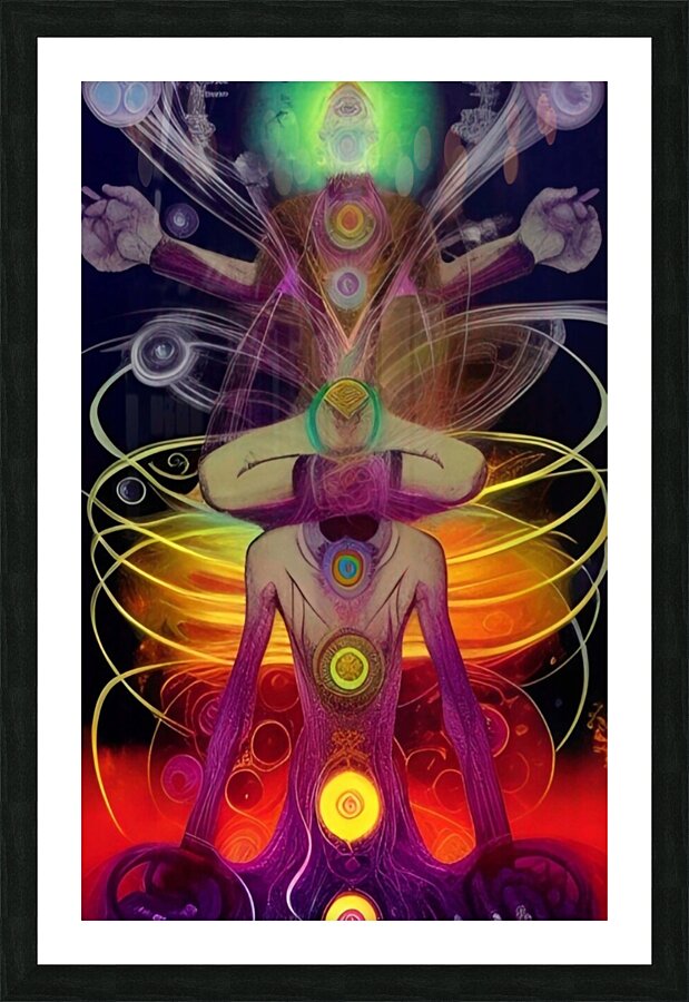 Kundalini Chakra 3 Picture Frame print