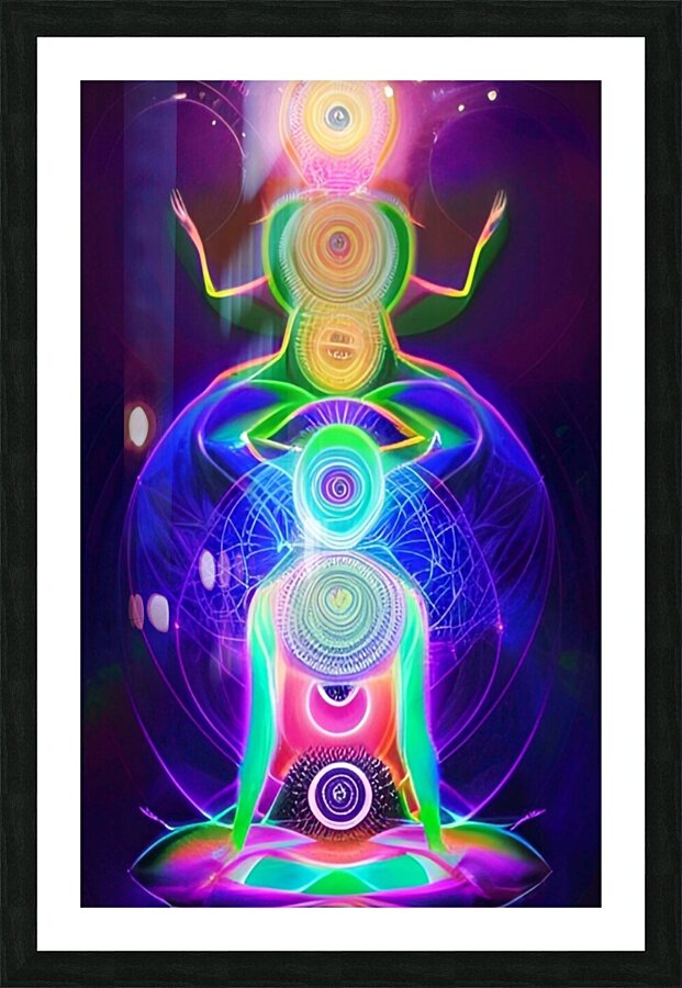 Kundalini Chakra 9 Picture Frame print