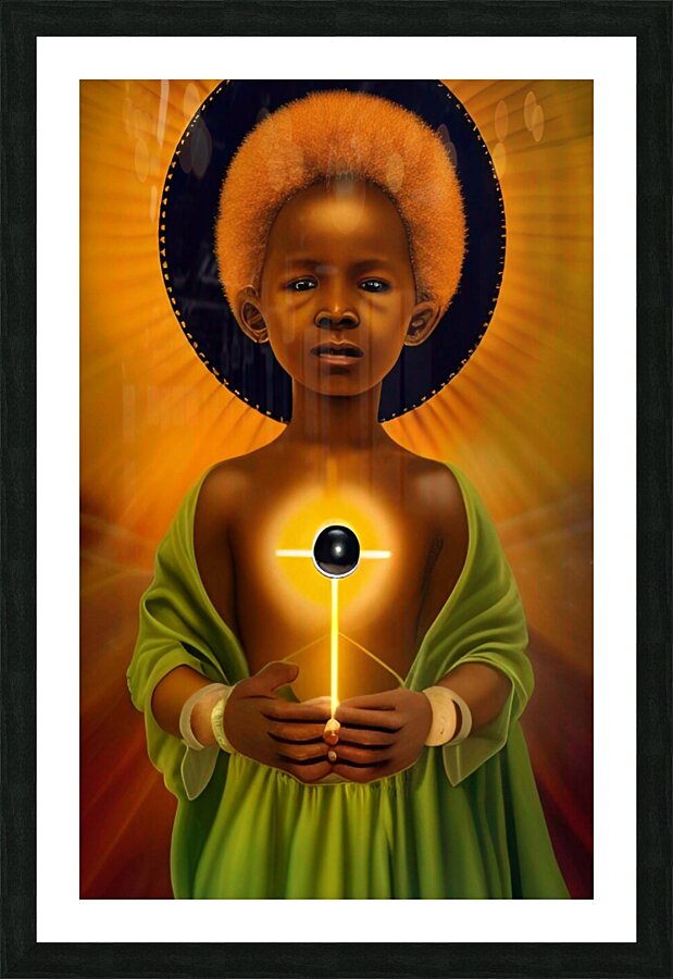 Indigo Kid Fire Within 3 Picture Frame print