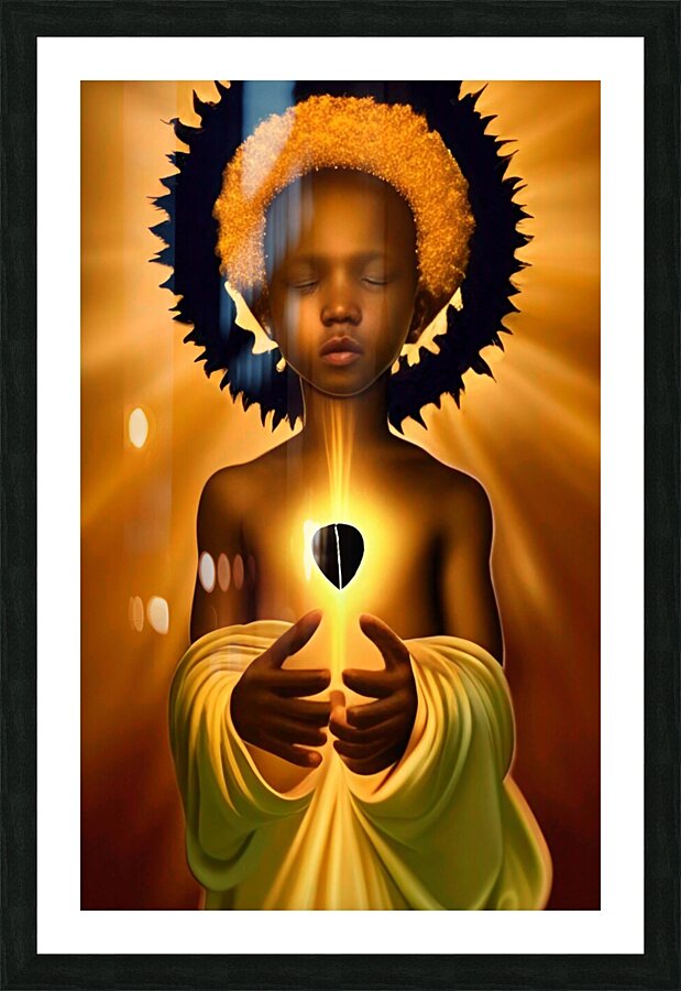 Indigo Kid Fire Within 4 Picture Frame print