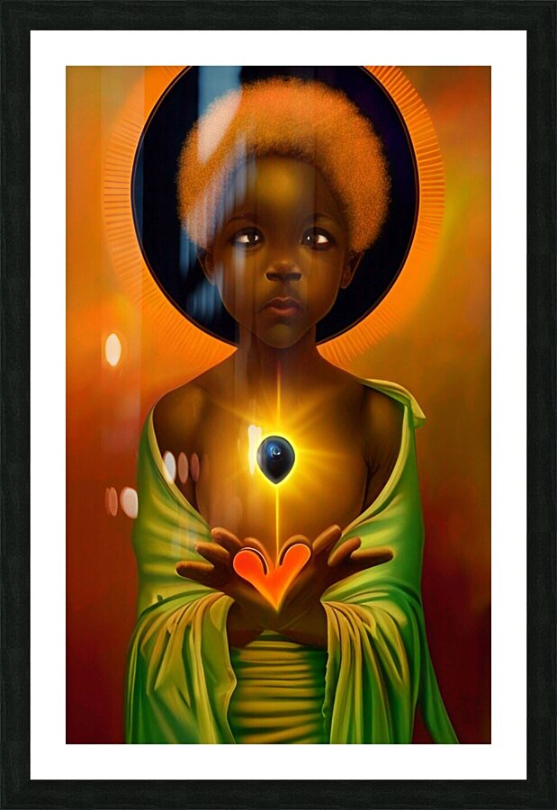 Indigo Kid Fire Within 8 Picture Frame print