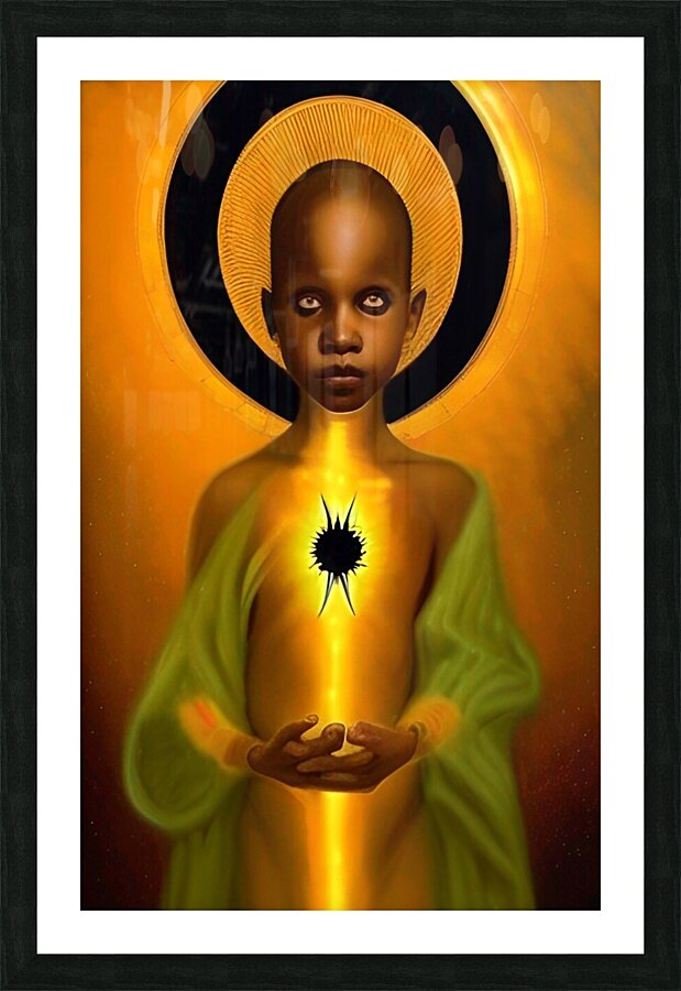 Indigo Kid Fire Within 9 Picture Frame print