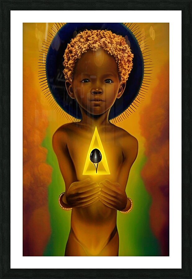 Indigo Kid Fire Within 12 Picture Frame print