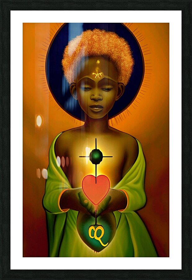 Indigo Kid Fire Within 13 Picture Frame print