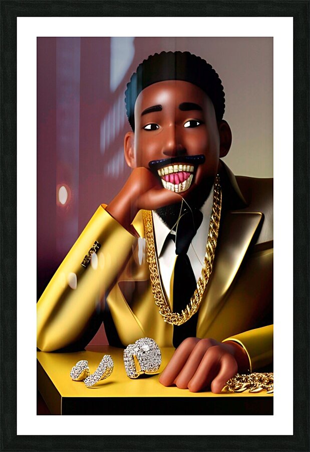 Black Entreprenuer 1 Picture Frame print