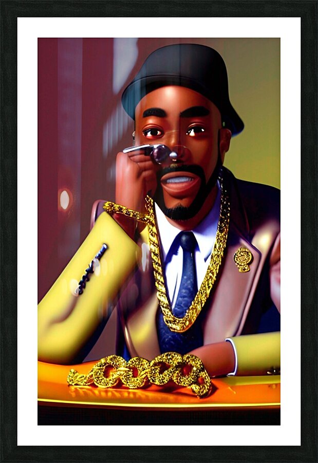 Black Entreprenuer 5 Picture Frame print