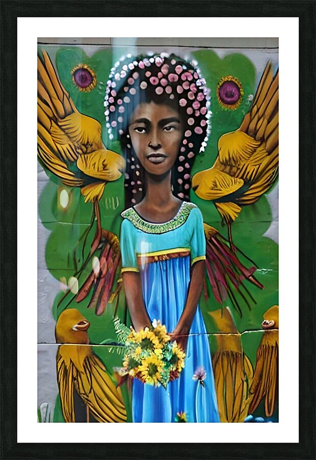 Aunties Wings Picture Frame print