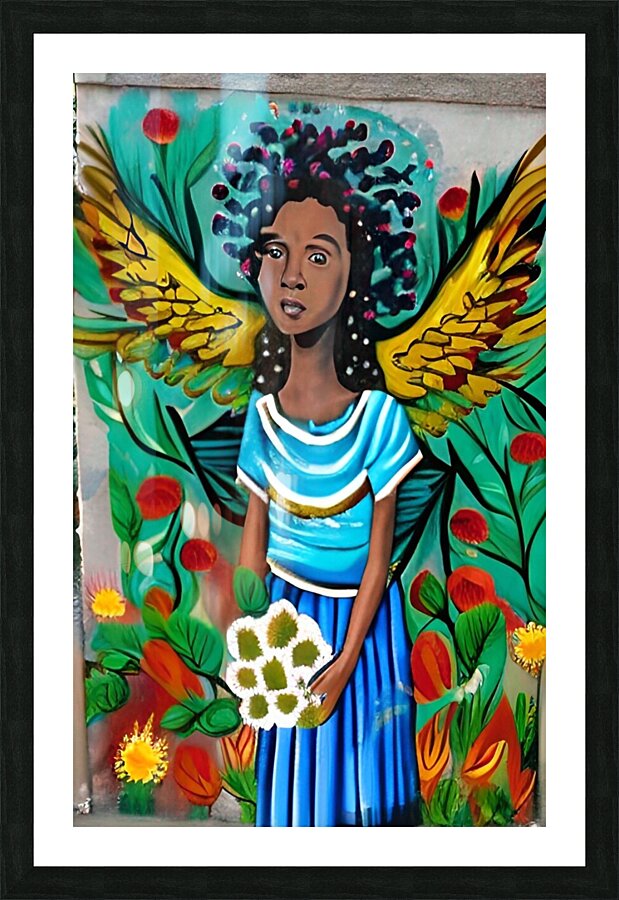 Aunties Wings Picture Frame print