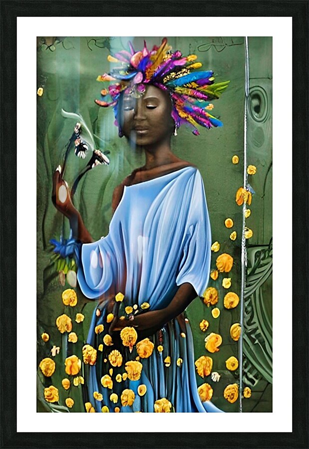 Aunties Wings Picture Frame print