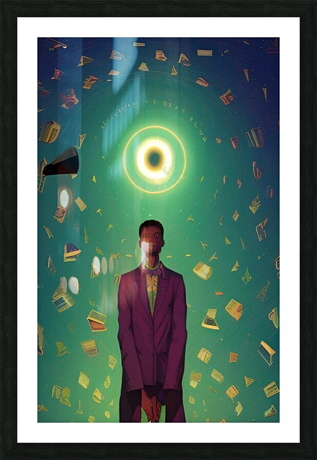 The Akashic 4 Picture Frame print