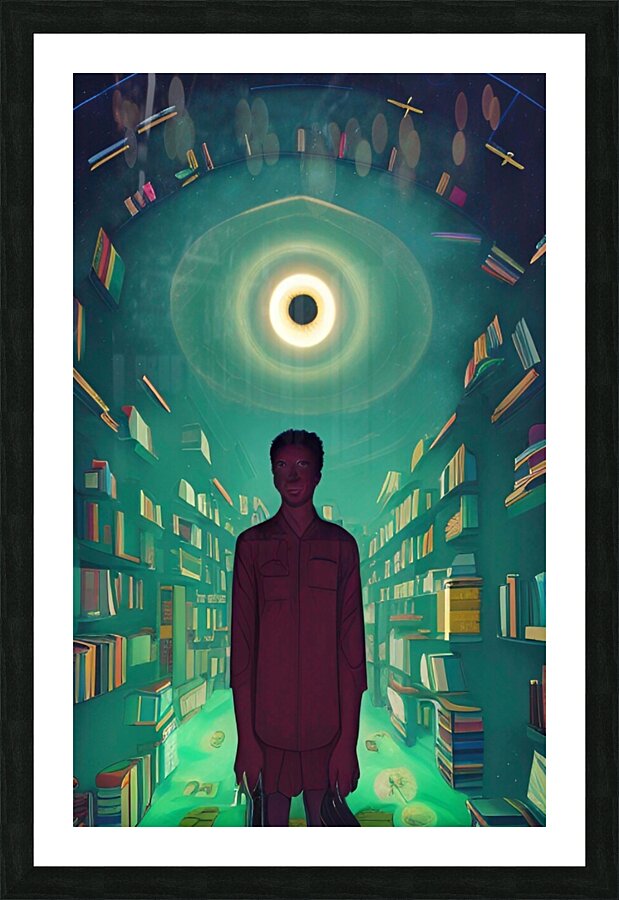 The Akashic 5 Picture Frame print