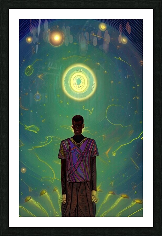 The Akashic 6 Picture Frame print