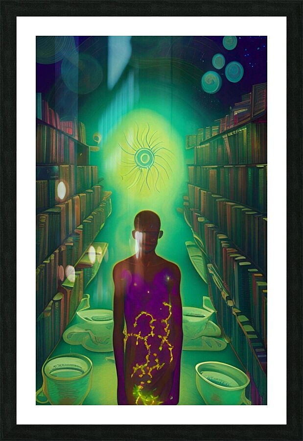 The Akashic 7 Picture Frame print