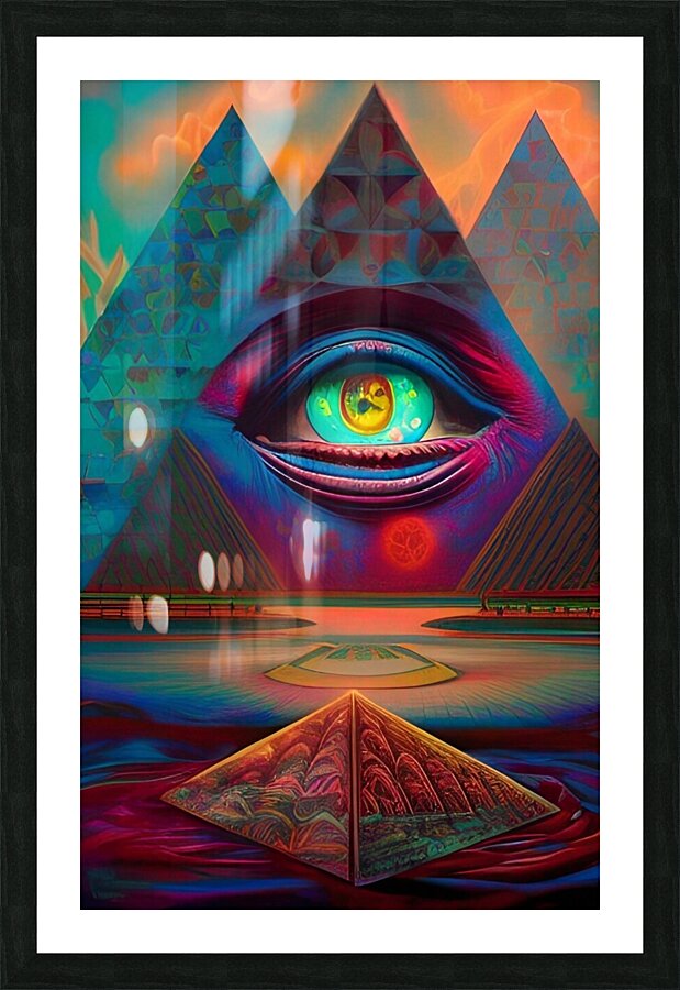 All Seeing Eye 2 Picture Frame print
