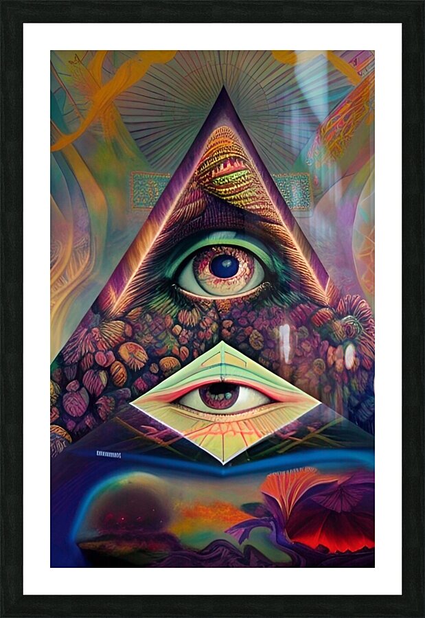 All Seeing Eye 3 Picture Frame print