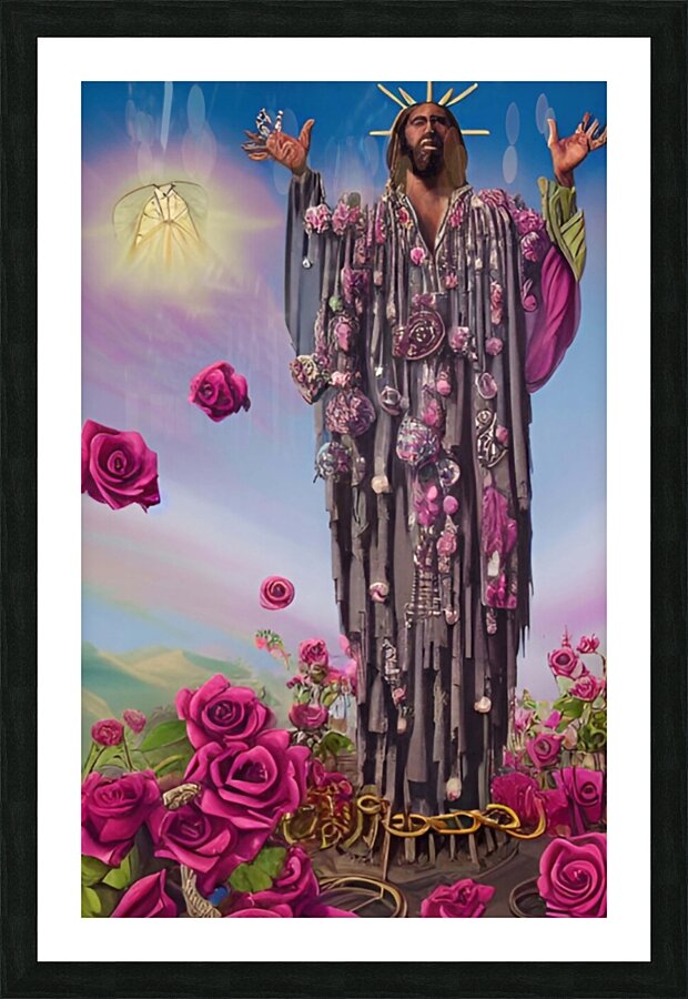 Yeshua 5 Picture Frame print