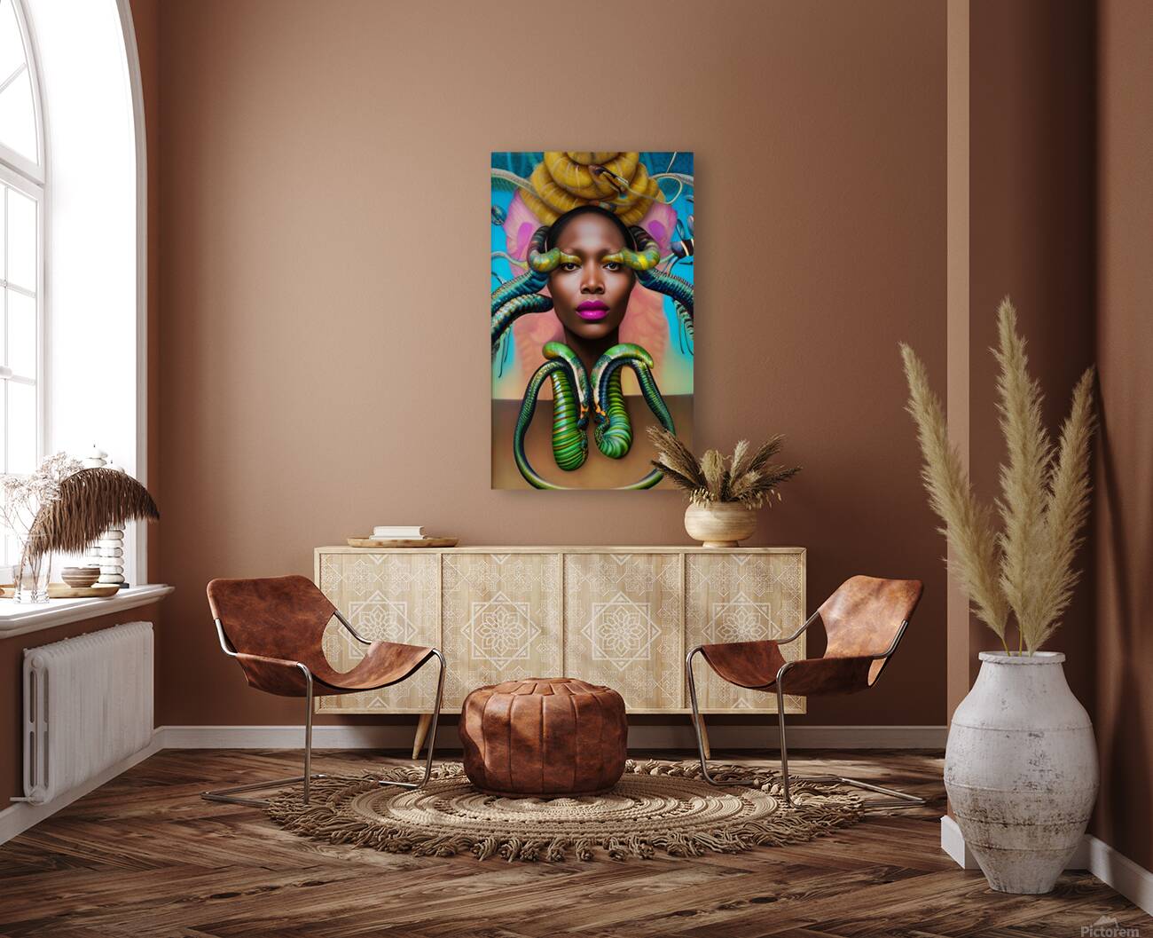 Medusa Fear of The Black Woman Reproduction