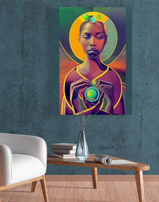 THE BLACK WOMB MAN EARTH AURUA 5 by LoveLight Rivers