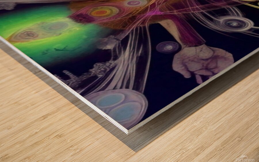 Kundalini Chakra 3 Wood print