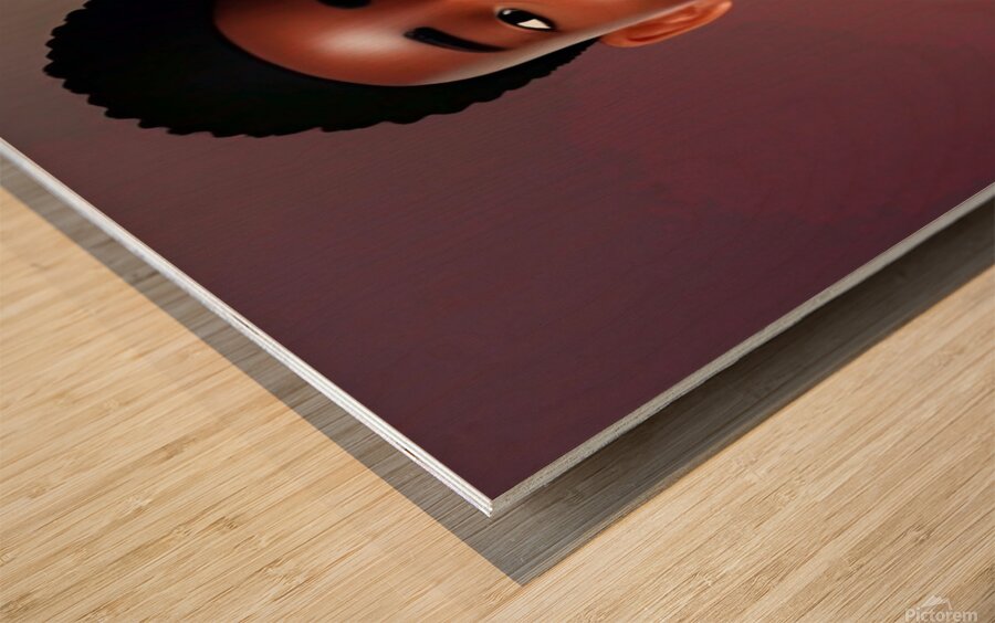 Black Entreprenuer 1 Wood print