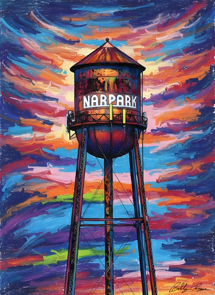 Water Tower Digital Download