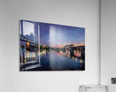 Between The Bridges Acrylic Print