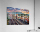 Train Yard Acrylic Print