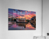 Sunset Cruise On The River Acrylic Print