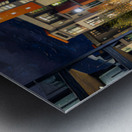 Walnut Walkway Metal print