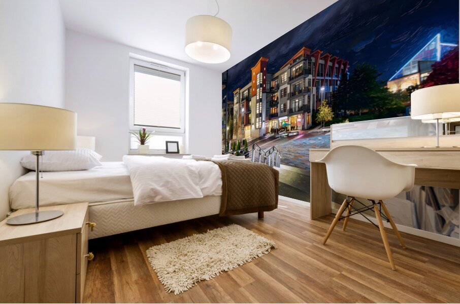 Walnut Walkway Mural print