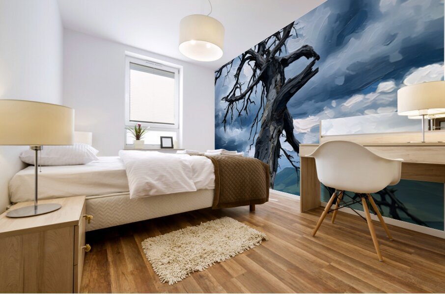 Ghost Valley Tree Mural print