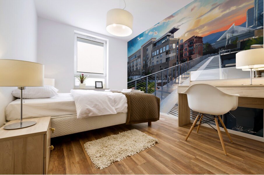 Bridge To The Edwin Mural print