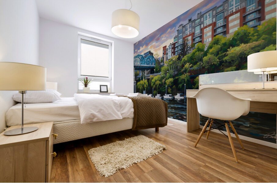 On The River Impression murale