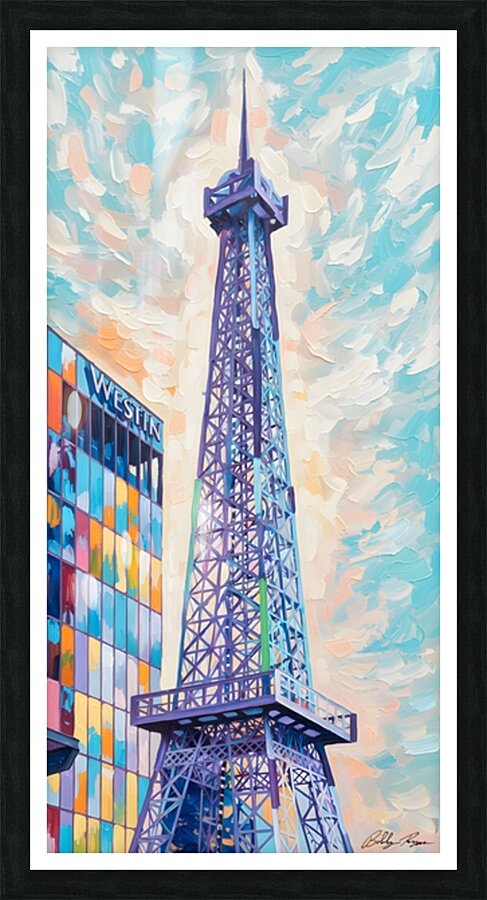 Westin Eiffel Tower Picture Frame print