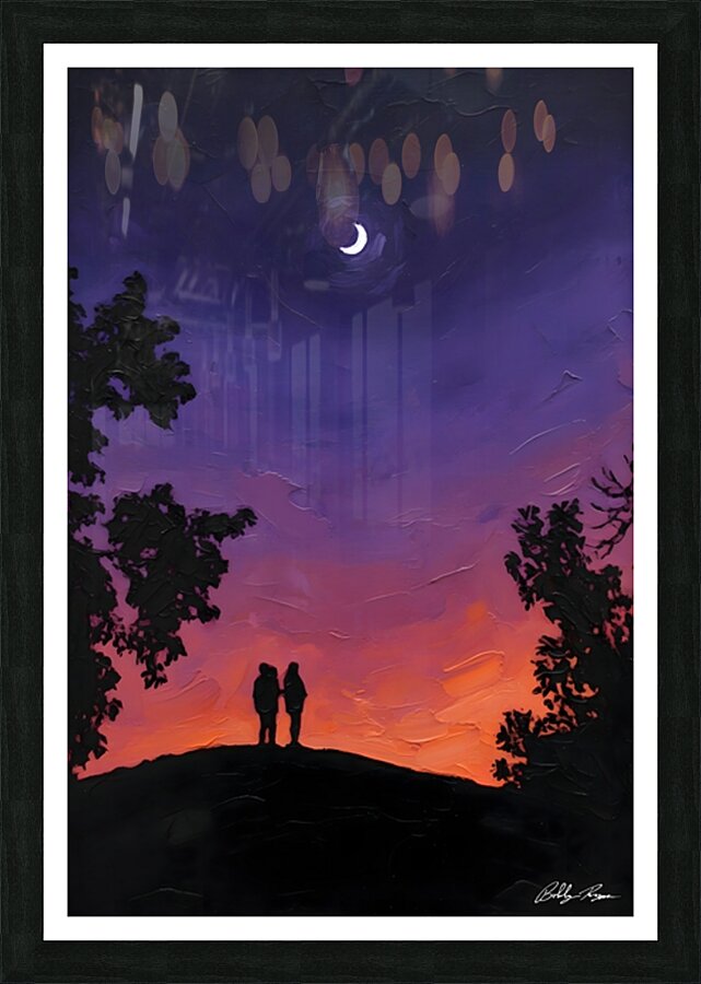 Cardboard Hill Picture Frame print