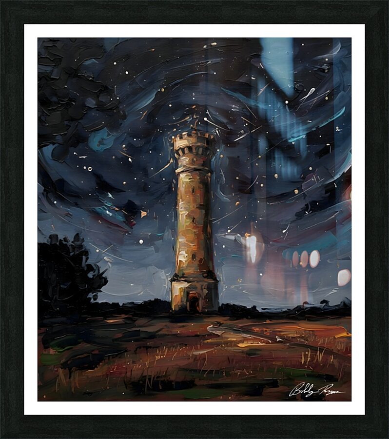 Battlefield Tower Picture Frame print