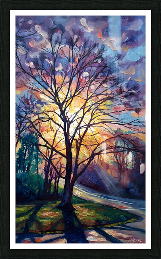 Through The Tree Picture Frame print