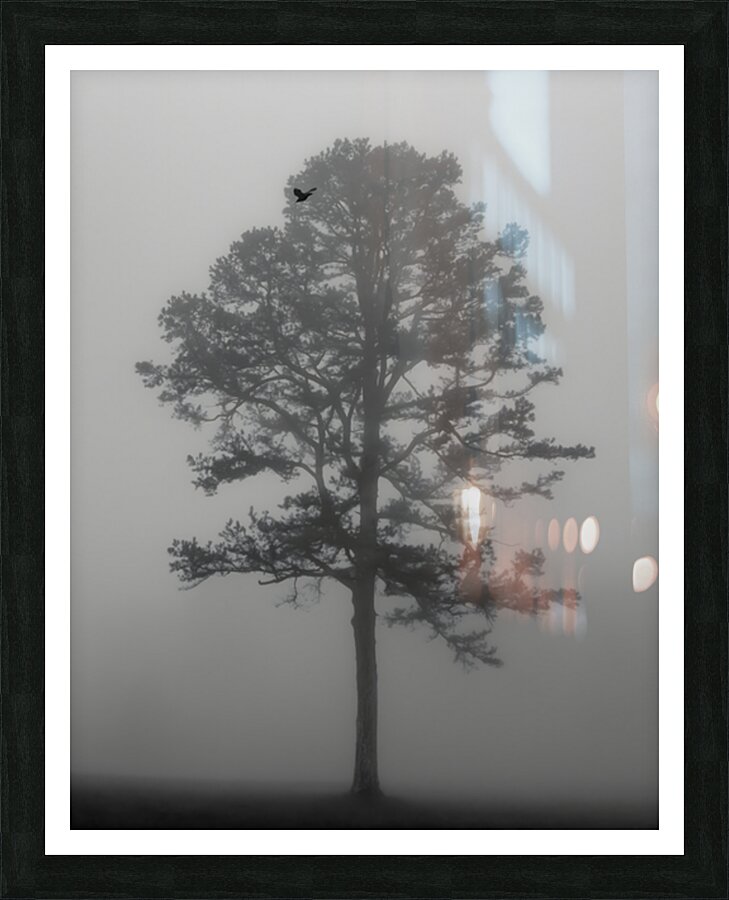 Sentinel In The Mist Picture Frame Printing