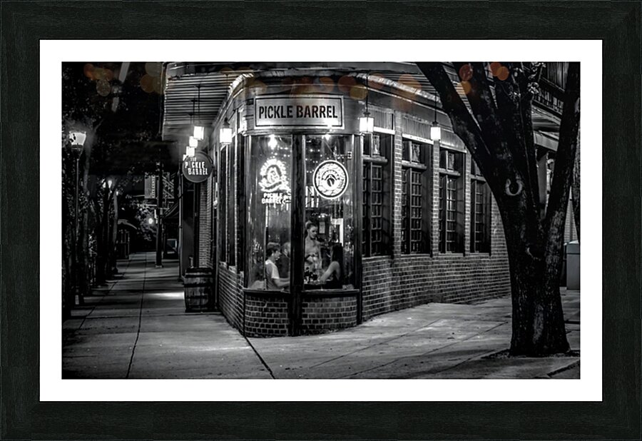 The Pickle Barrel Picture Frame print