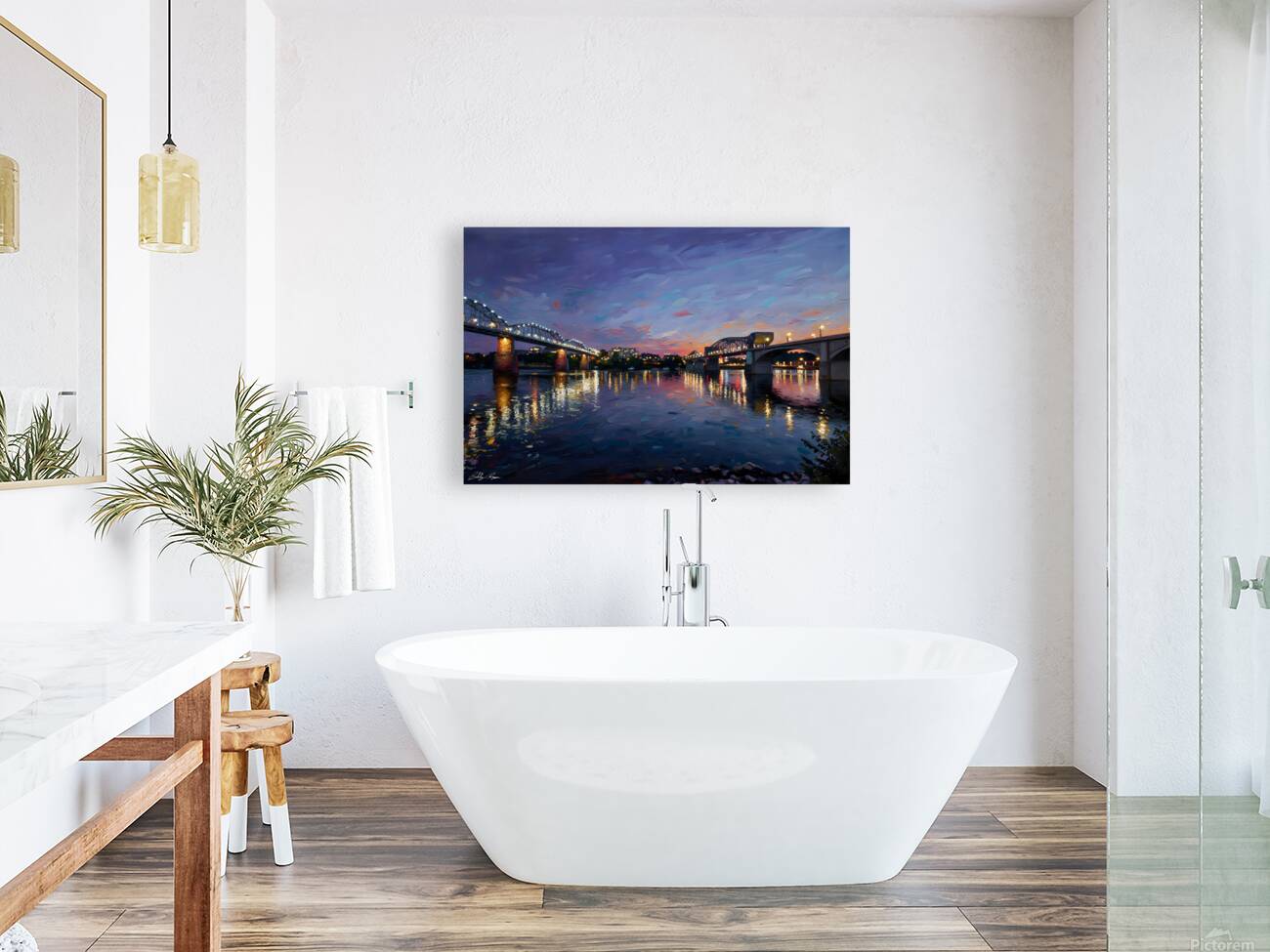 Between The Bridges Reproduction