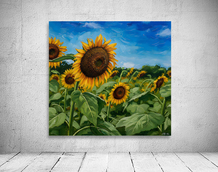 Sunflower Wall Preview