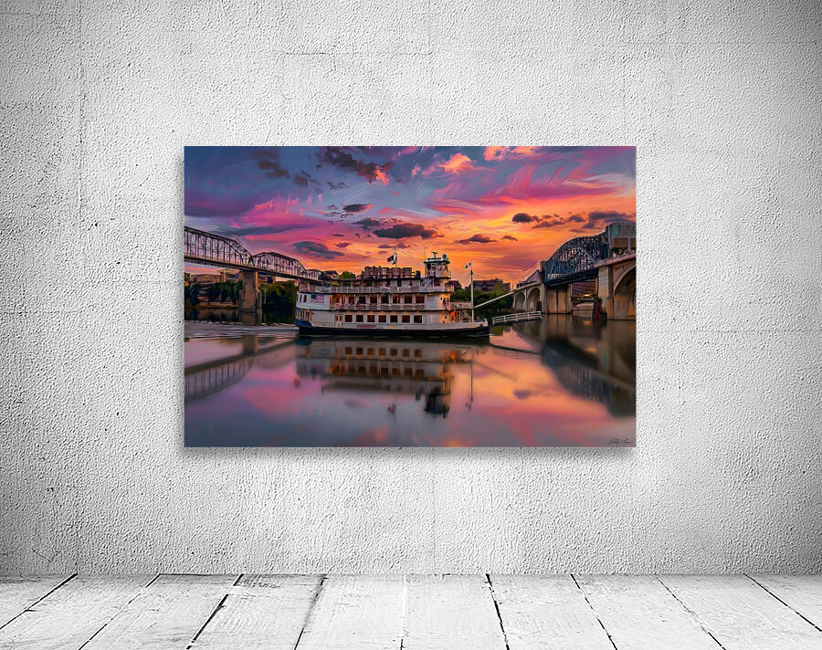 Sunset Cruise On The River Wall Preview