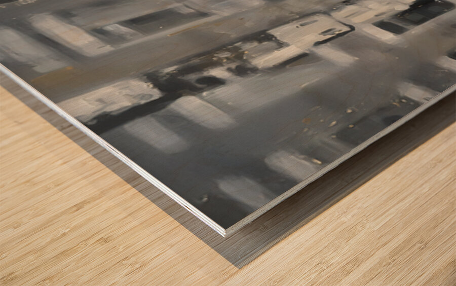 Man On The Corner Wood print