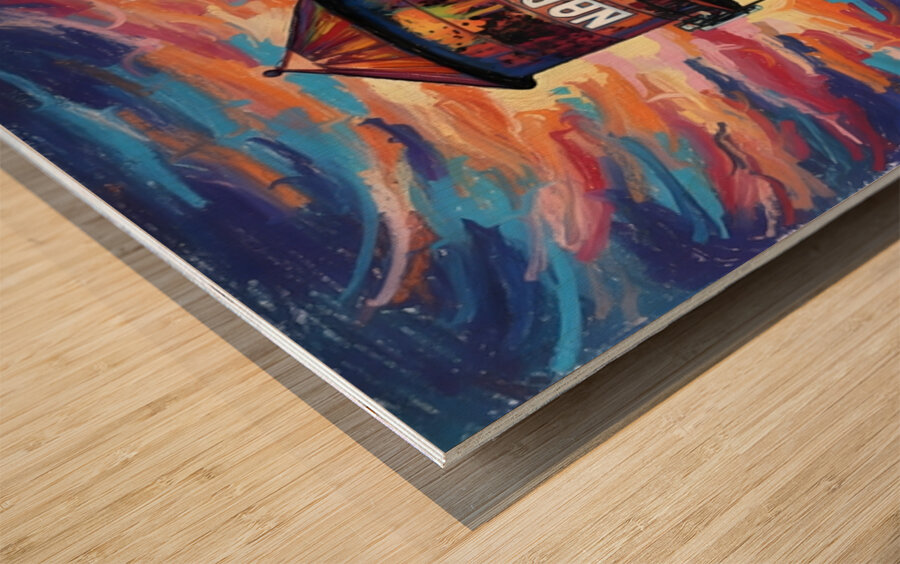 Water Tower Wood print