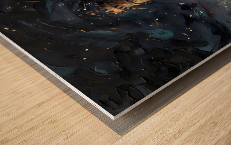 Battlefield Tower Wood print