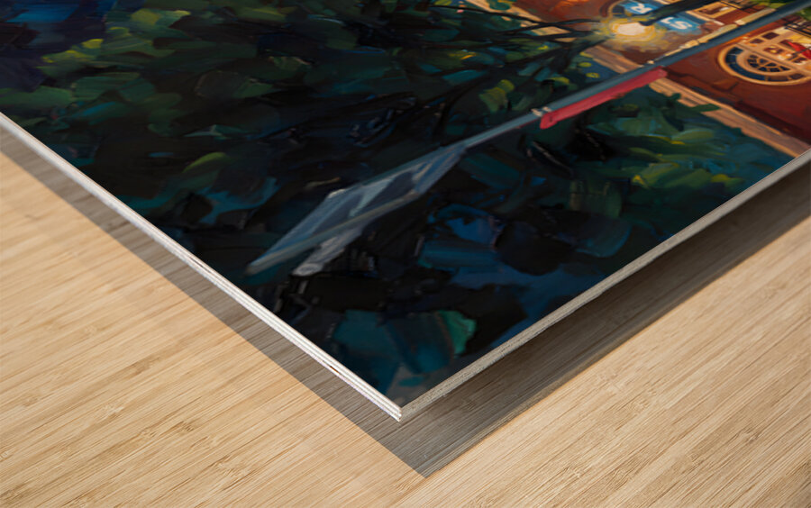 Station Street Wood print