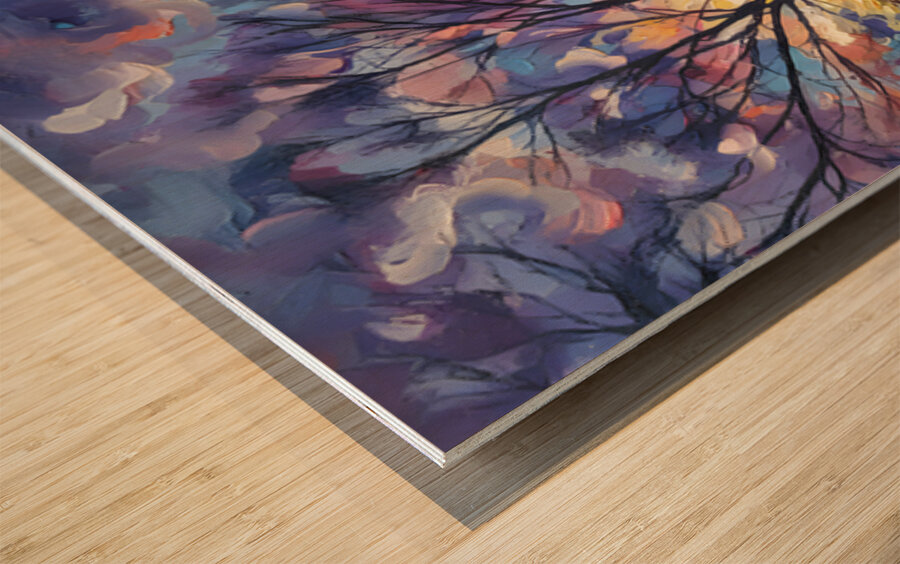 Through The Tree Wood print